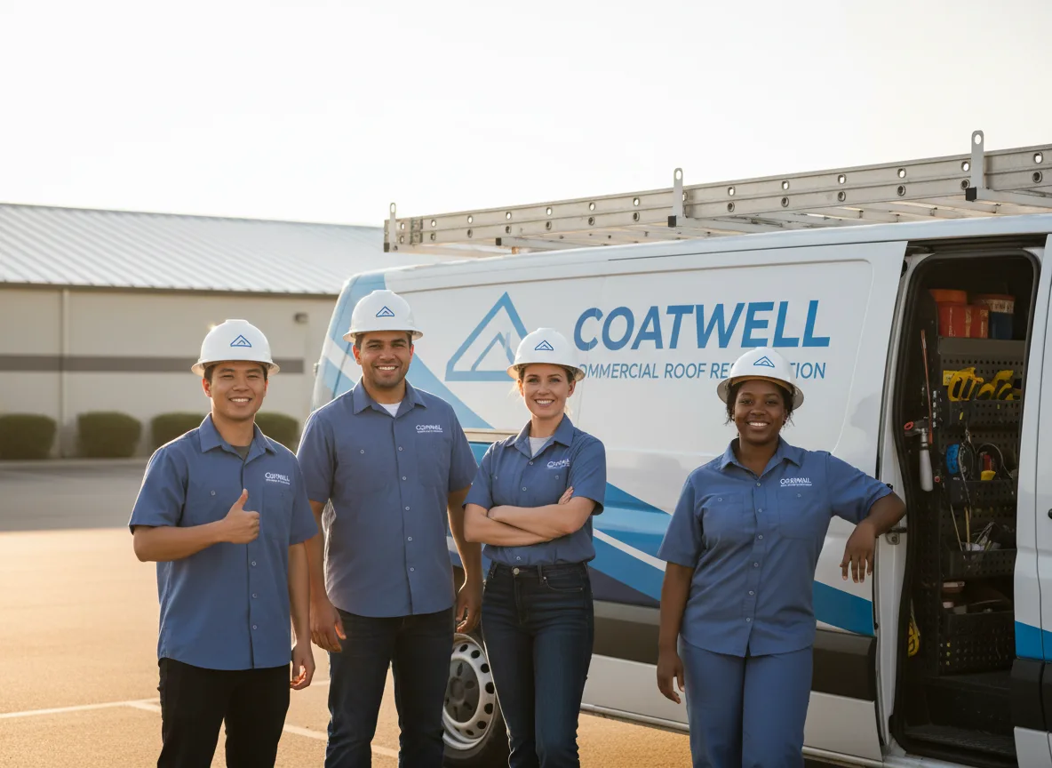 Commercial roof coating company in Malone, WI